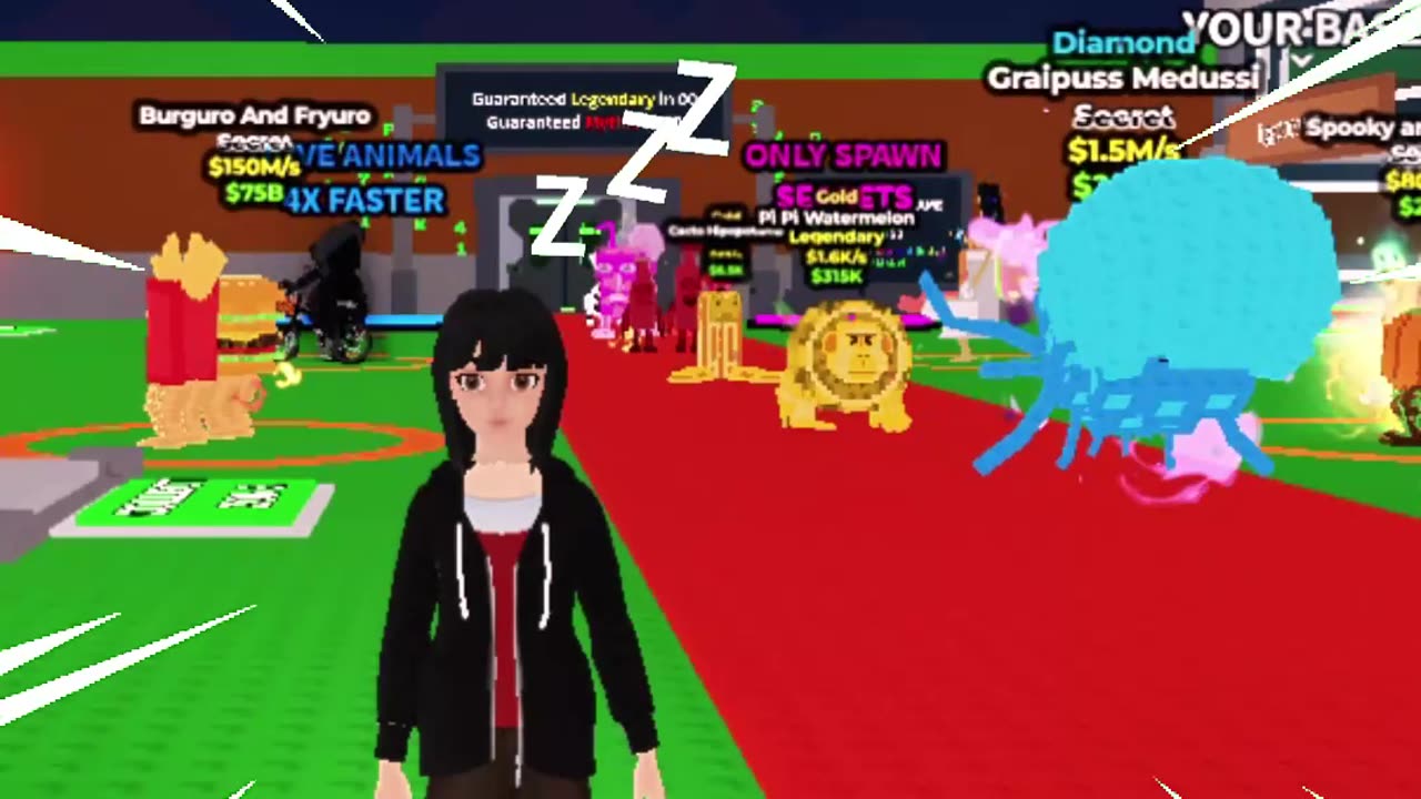 100 Hours of MAX LUCK In Steal A Brainrot NEW Update 🙏💀 #stealabrainrot #roblox