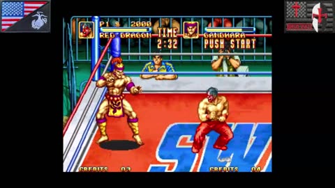 3 Count Bout (NEOGEO - 1993) [NA Version of "ファイヤー・スープレックス"]