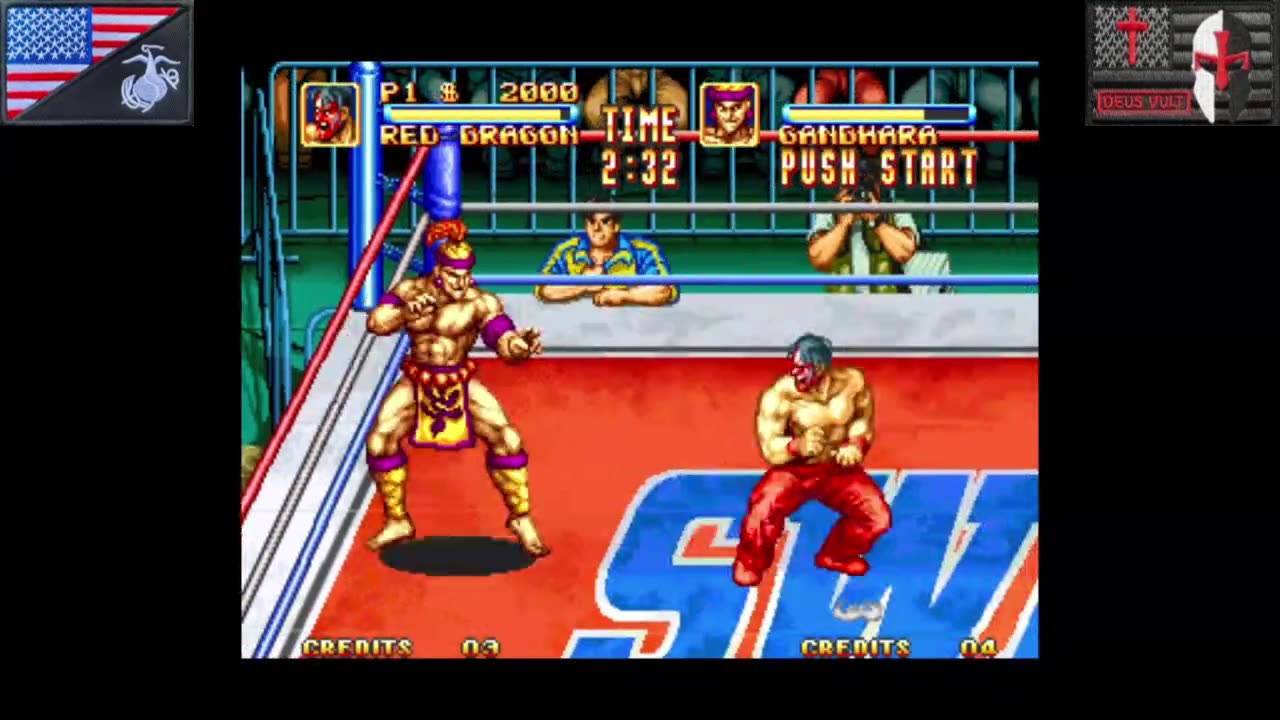 3 Count Bout (NEOGEO - 1993) [NA Version of "ファイヤー・スープレックス"]