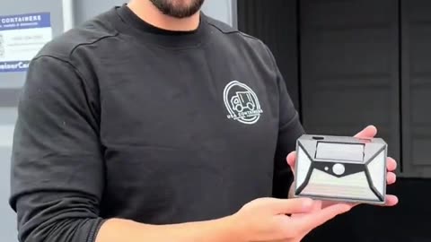 Brighten Up Your Container with Solar-Powered Motion Sensor Lights! 💡 | USA Containers