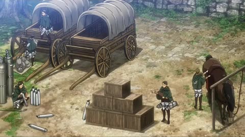 Hange’s Titan Chase Goes WRONG 😂 | ‘Wait, Come Back!’ | AoT S1E1