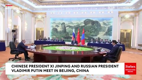 Chinese President Xi Jinping And Russian President Vladimir Putin Meet In Beijing, China