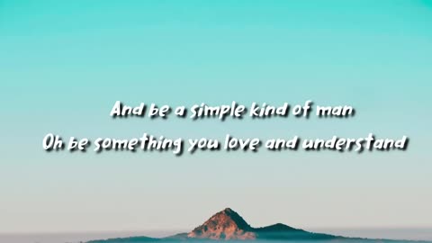 Lynyrd Skynyrd - Simple Man (lyrics)