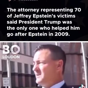 Trump was the only one who wanted to do something about Epstein