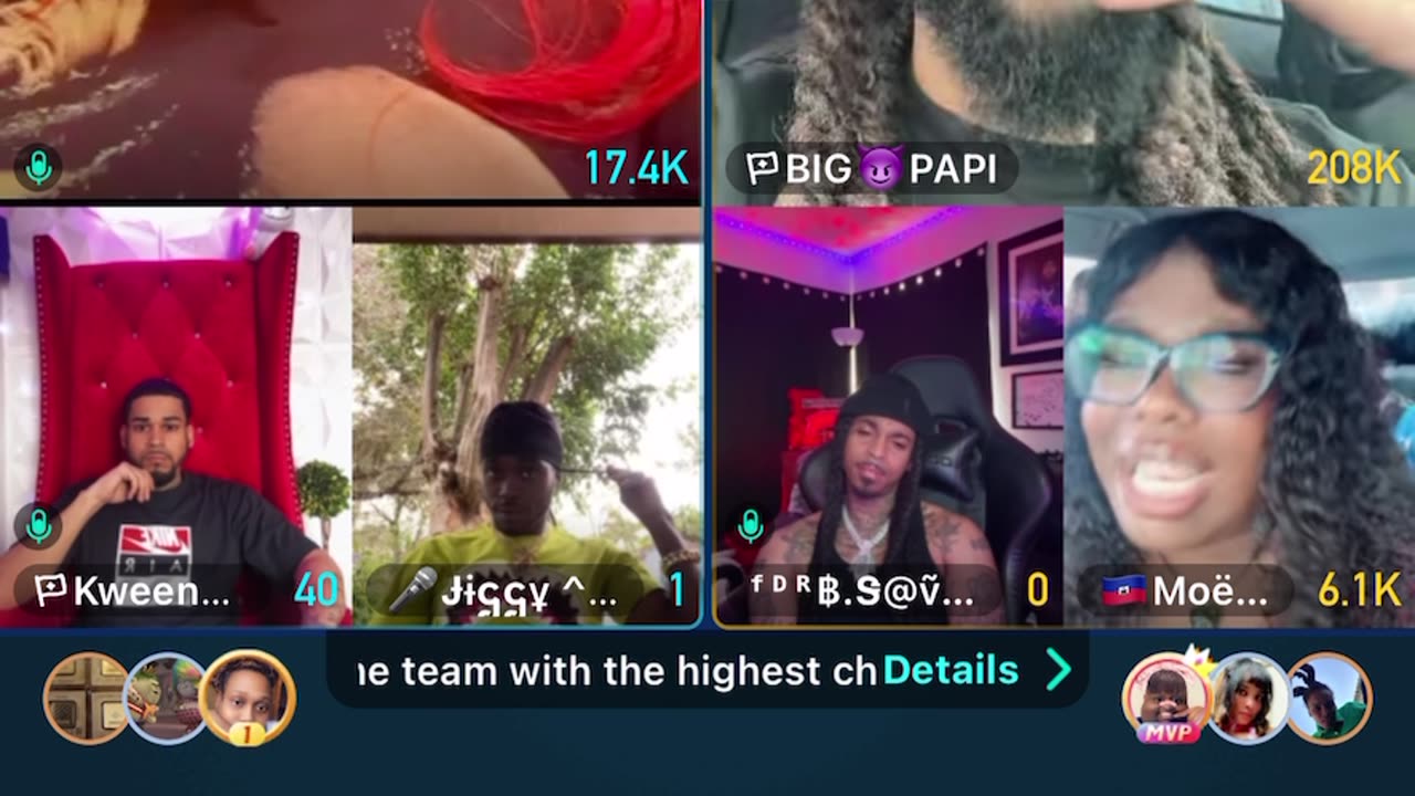 Lanie, Papi, Jiggy, Poly and Moet 3vs3 pt1