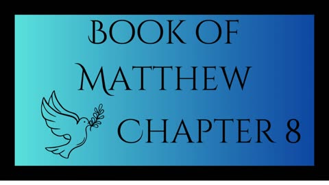 NASB Audio Bible: Book of Matthew Chapter 8