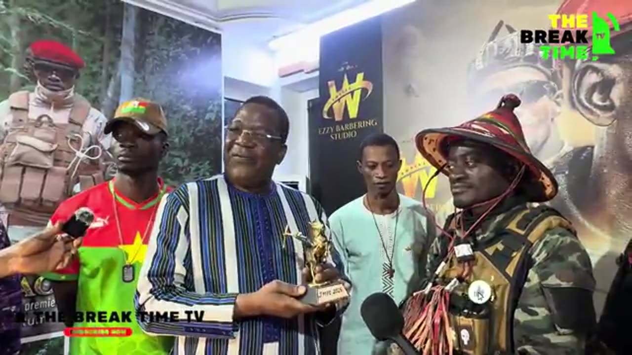 Lilwin Almost Cry After Captain Ibrahim Traore Surprised Him As Dr Frank Amoakohene And Burkina Faso