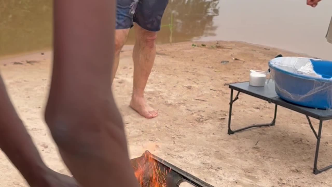 Touching Hot Coals on the Beach