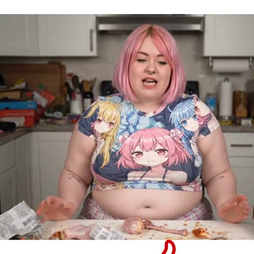 WOMAN TRIES 10K MUK BANG FOOD CHALLENGE, IT GOES TERRIBLY WRONG #SHORTS #FYP