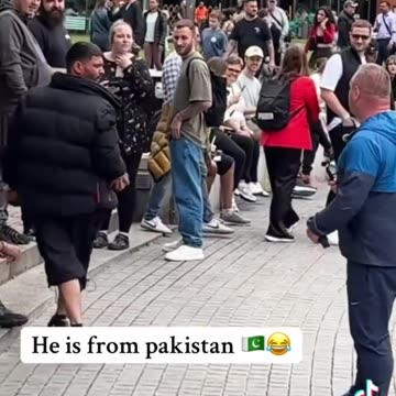 He is from Pakistan