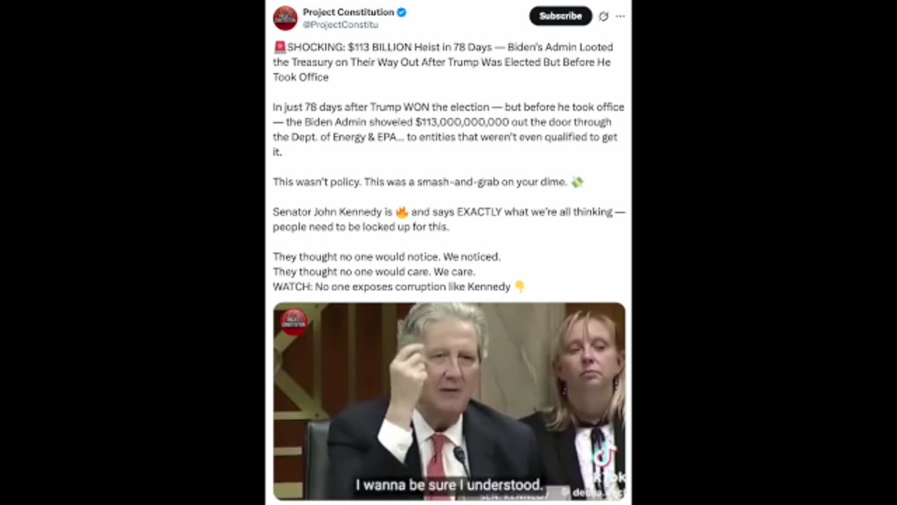 The $113BILLION Biden Admin Heist EXPOSED By KENNEDY