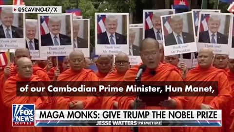 70K Monks Nominate Trump For Nobel Peace Prize