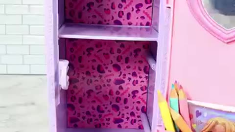 Shocking: Satisfying with Unboxing & Review Miniature School Locker Set Toys Kit