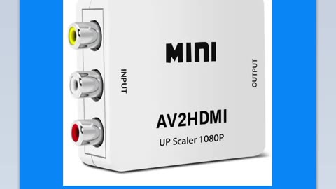 Mini Adaptador Av Rca Para Hdmi Conversor Av2Hdmi - AL