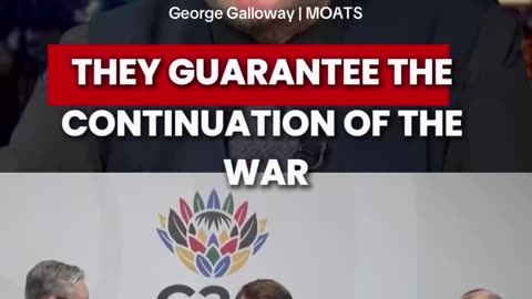 George Galloway ~ Peace plan or War plan.
