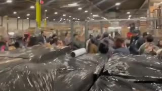 Wednesday's ICE raid at a container freight station in Avenel, NJ.