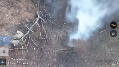 Russian Fascist Pulls Off a Spectacular Somersault with a Twist After a Drone Drop