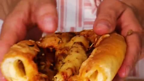 Easy Stuffed Crust Beef Bread