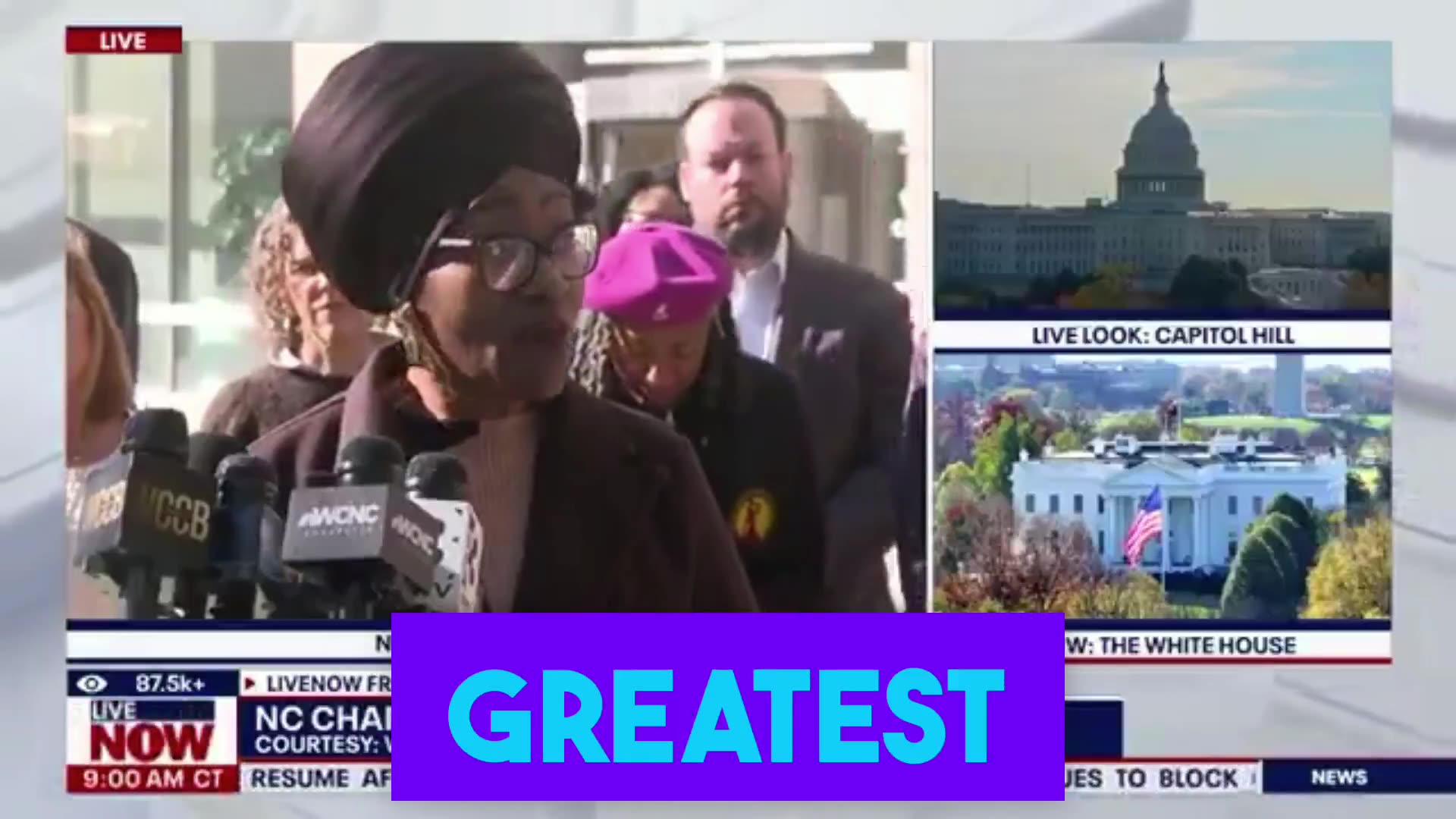 A large crowd has gathered in Charlotte NC to protest Border Patrols arrival into the city.