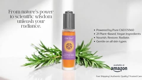 Enjoy Soft, Smooth, Radiant Skin w/ C60 Evo Advanced Facial Serum = Potent ESS60 + Chia Seed Oil!