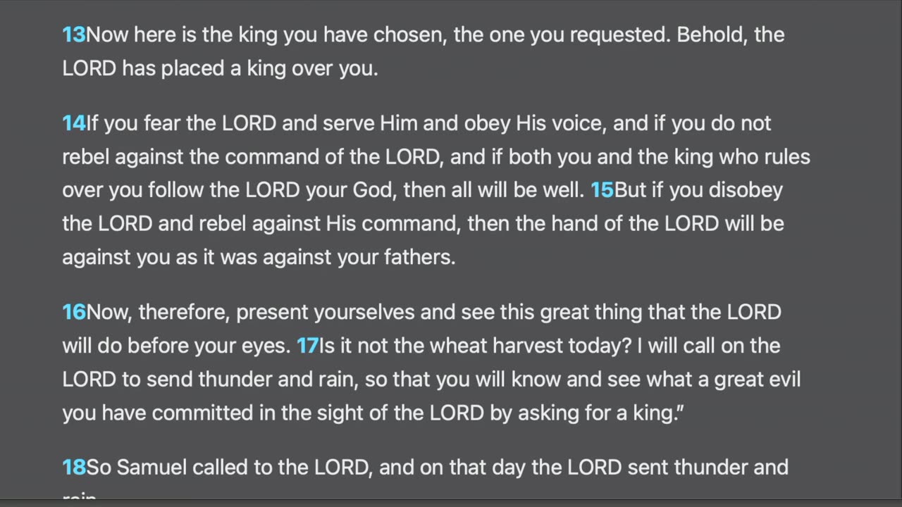 1 Samuel 12
