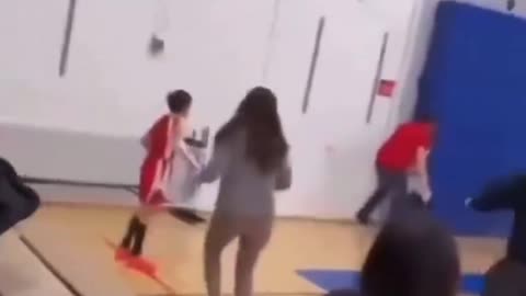 A Black kid assaults a White kid, Black kid’s dad tackles the White coach full force
