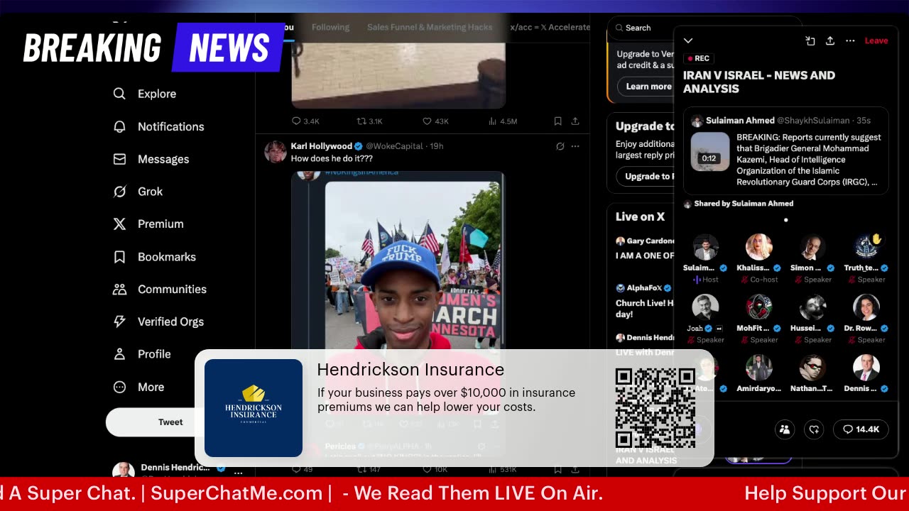 LIVE with Dennis Hendrickson