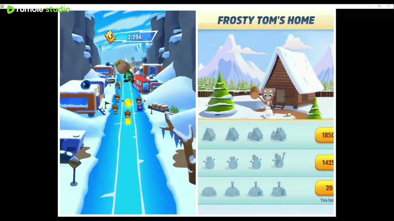 LIVE Talking Tom Hero Dash vs Talking Tom Gold Run