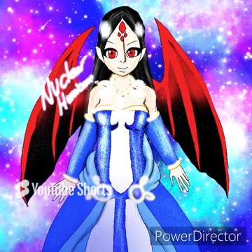 Oc speedpaint nuclear the vampire god