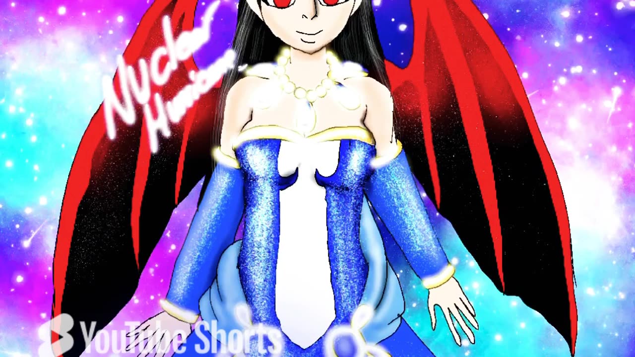 Oc speedpaint nuclear the vampire god