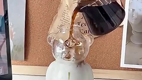 Aesthetic Coffee Milk Glass