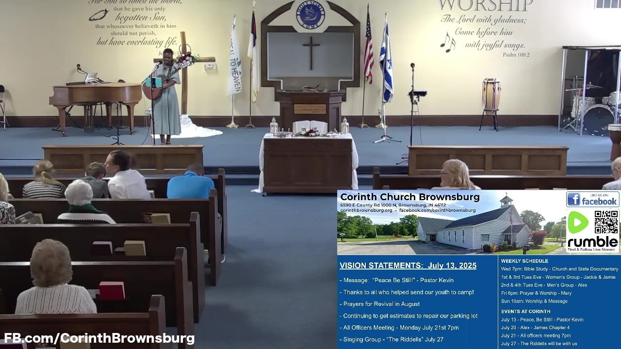 Corinth 7-13-2025: Peace Be Still