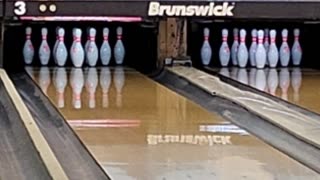 Bowling from 9/12/2025, Game 3 of 6, final score; 205