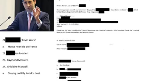 🚨🇺🇸 EPSTEIN & WARSH ▪️ TRUMP’S FEDERAL RESERVE PICK KEVIN WARSH SHOWS UP IN EPSTEIN FILES
