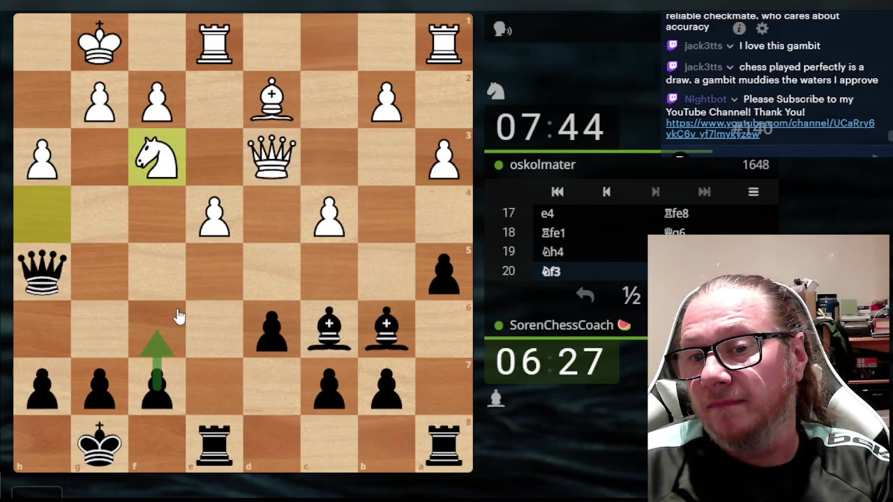 LIVE Chess with Soren