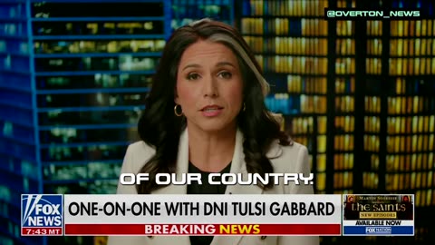 Tulsi Gabbard Just Declared War on the Deep State’s Biggest Lie