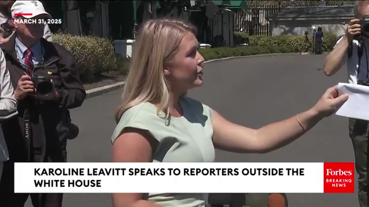 Karoline Leavitt Bashes WOKE Reporter Asking About Migrant Deportations