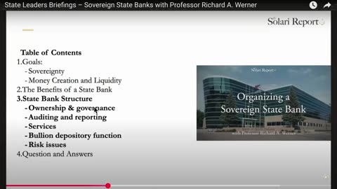 5/26/25 Sovereign State Banks owned by the People not Kenites