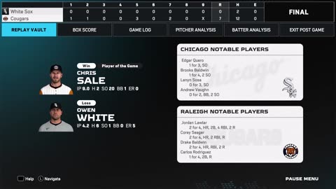 Diamond DYNASTY Highlights: Chris Sales 20k game