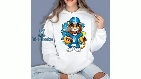 Tiger Mascot Detroit Lions Player Vintage Shirt