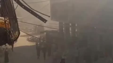 Israeli occupation bombarded the 'Egyptian' towers west of Gaza City