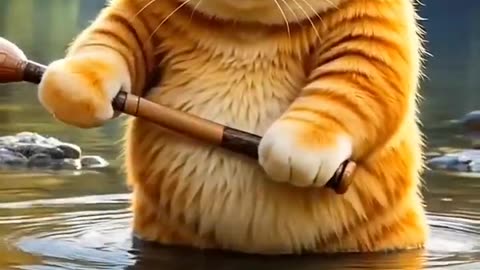 Ai animated Cat funny video