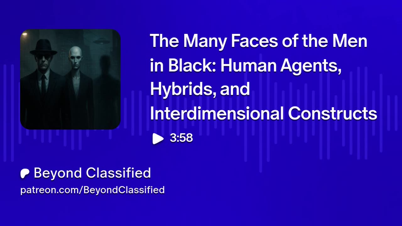 Unveiling the Men in Black: Agents, Hybrids, and Interdimensional Constructs