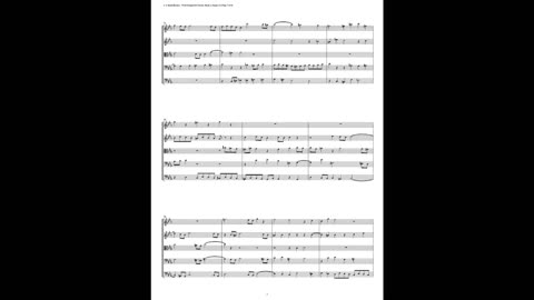 J.S. Bach - Well-Tempered Clavier: Part 2 - Fugue 22 (String Quintet)