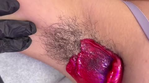 @luxribeauty Underarm Waxing with Sexy Smooth Cherry Desire | Vegan Hard Wax for Sensitive Skin