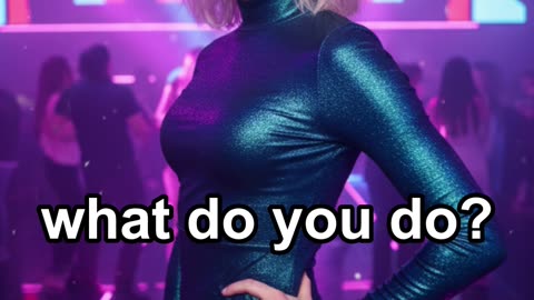 The trans girl at the party catches you staring...