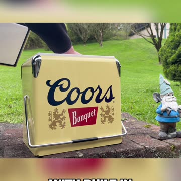 Koolatron Coors Banquet Ice Chest Cooler; Features & Slim Can Test!