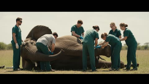 Baby Elephant Couldn't Wake Up. What His Mum Did Next Will Leave You Speechless!