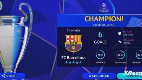 FC Mobile Club Challenge Champion: Barcelona