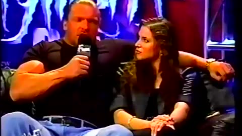 Triple H & Stephanie McMahon WWE Sunday Night Heat Interview! May 6th, 2001 HD.